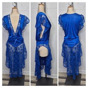 Vintage 80's Lingerie Slip Dres Size XL